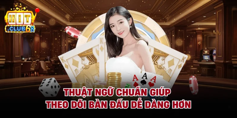 Thuật ngữ chuẩn giúp theo dõi bàn đấu dễ dàng hơn